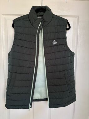 Original Penguin Water Resistant Puffer Vest Green M NWOT